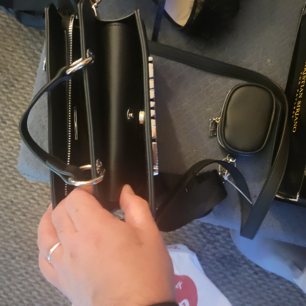 Steve Madden Black Shoulder Bag